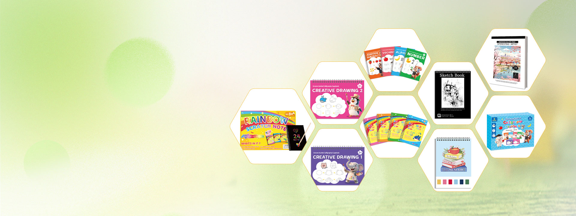 Fornecedor de cadernos de prática e livros para colorir OEM da China