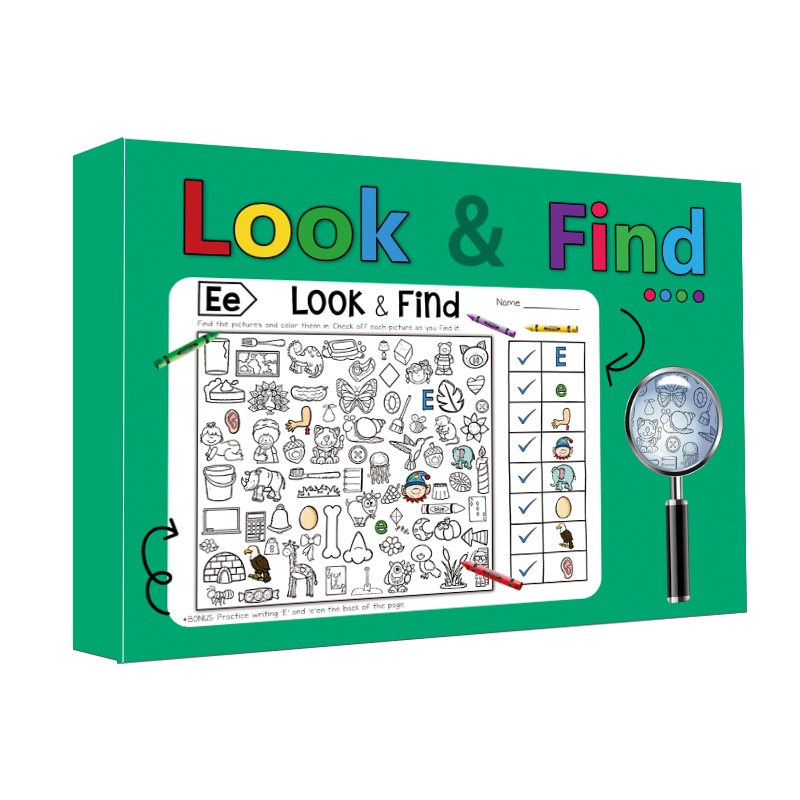 Livro para colorir para aprender inglês