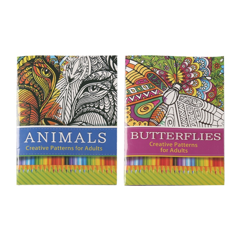 Livro de colorir de mídia mista para crianças