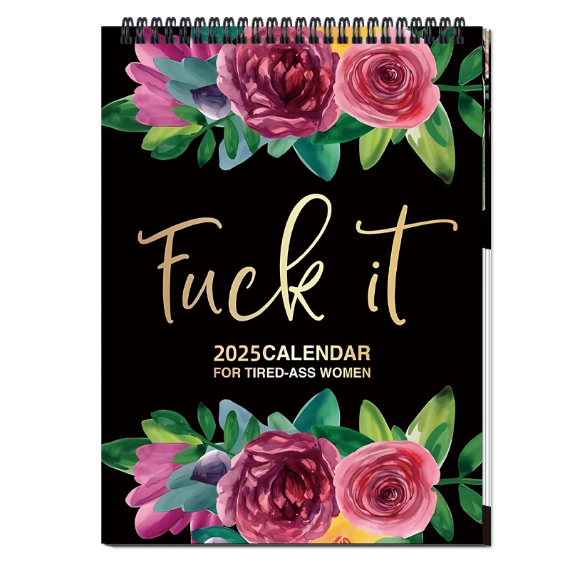 Calendário de papel grosso destacável